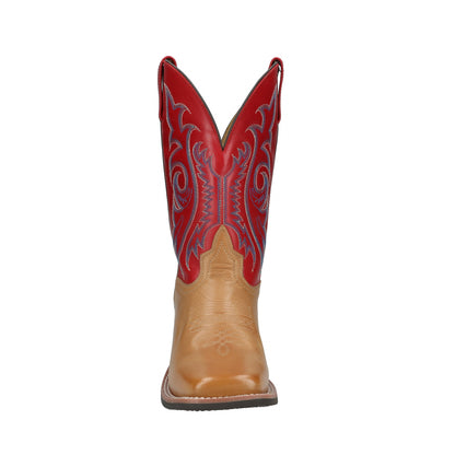Smoky Mountain Mens Barrett Square Toe Leather Boots