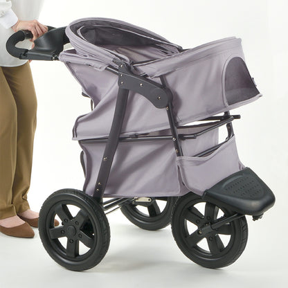 Richell Easy Collapsible Jogging Pet Stroller