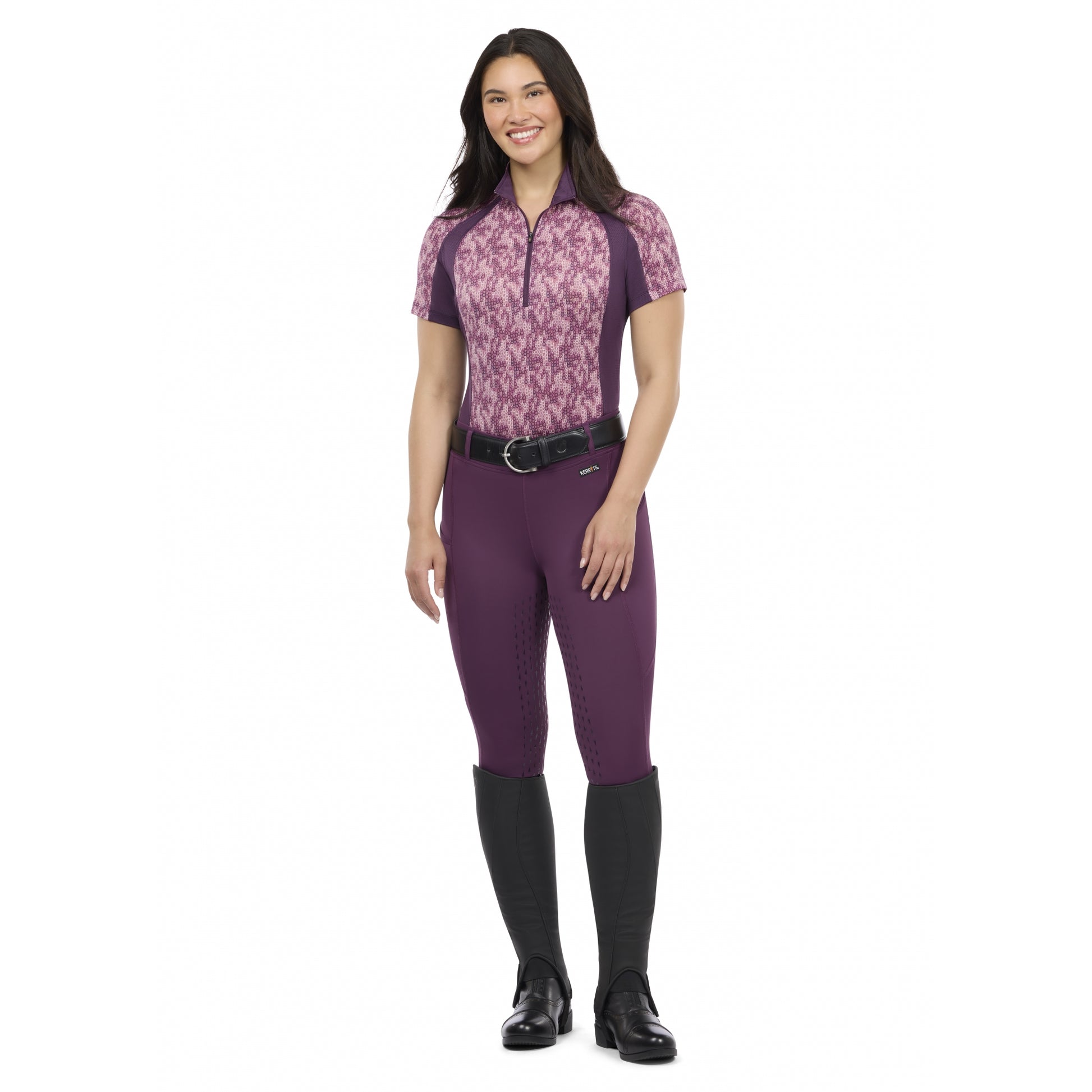Kerrits EquiBreeze Ice Fil Short Sleeve Shirt - Print