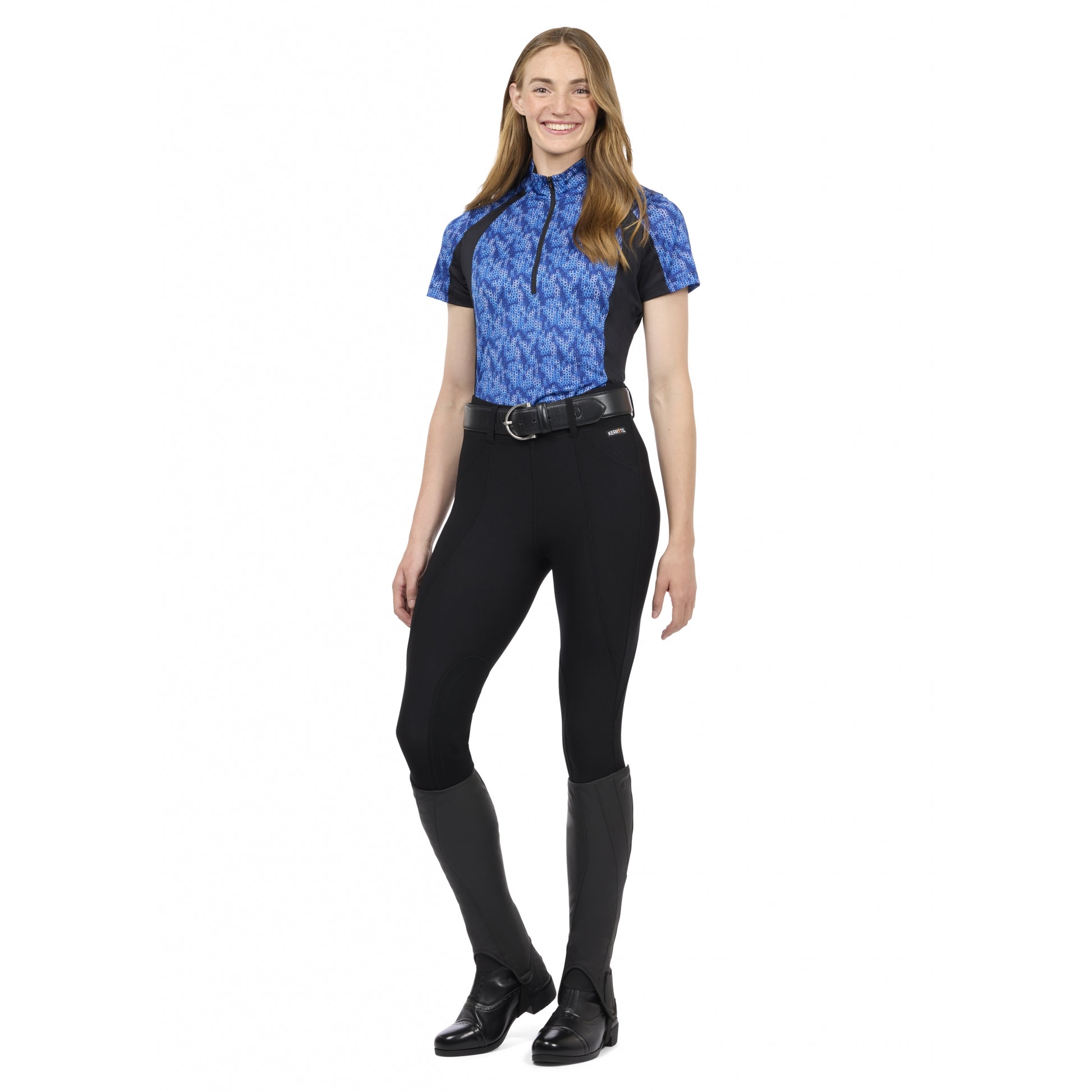 Kerrits EquiBreeze Ice Fil Short Sleeve Shirt - Print