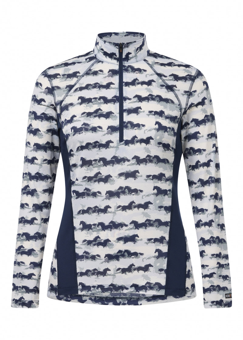 Kerrits Equibreeze Ice Fil Long Sleeve Shirt - Print