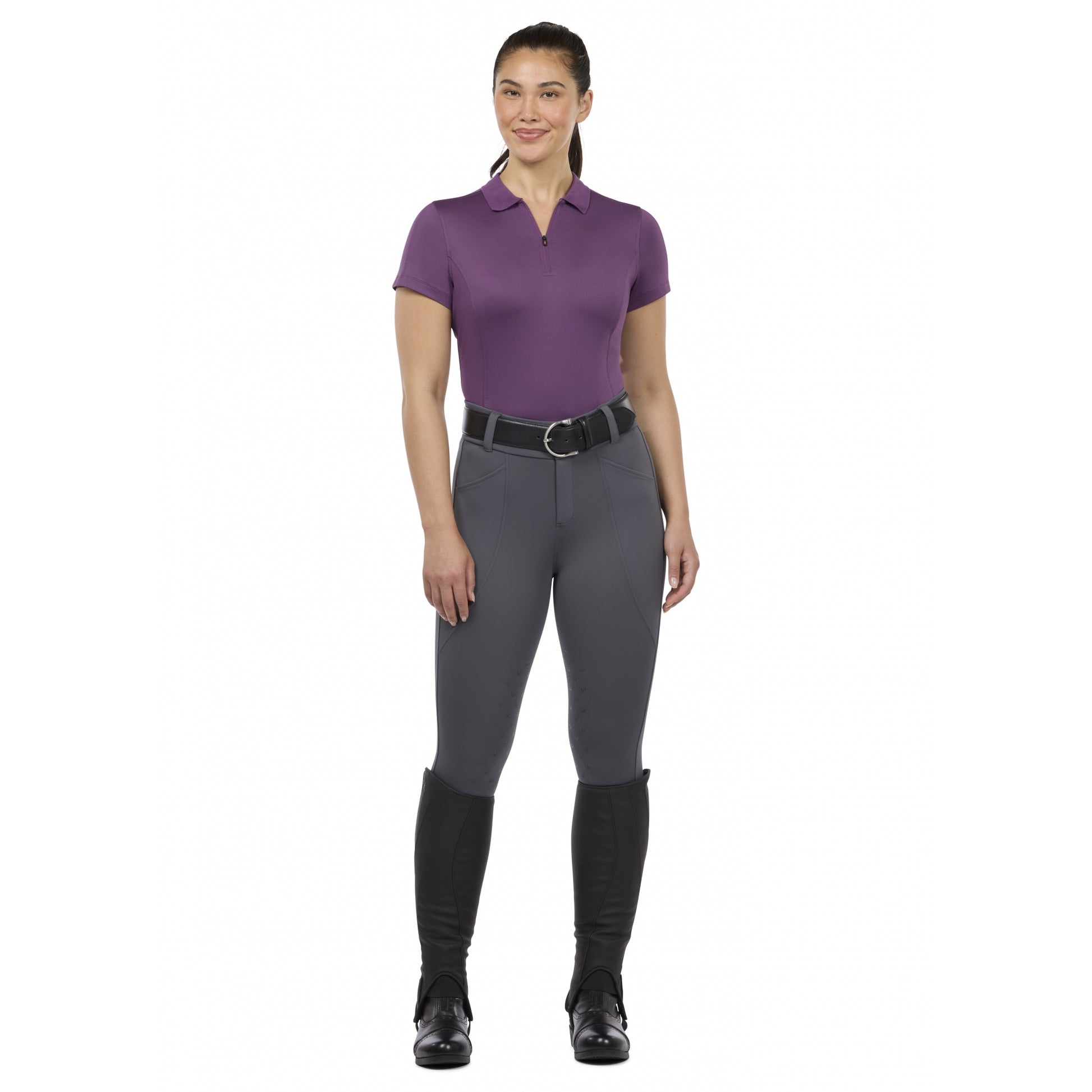 Kerrits Serenity Coolcore Short Sleeve Polo Shirt - Solid