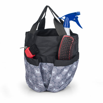 State Line Tack Nylon Stable Tote with Mesh Bottom