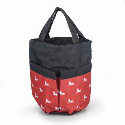 State Line Tack Nylon Stable Tote with Mesh Bottom