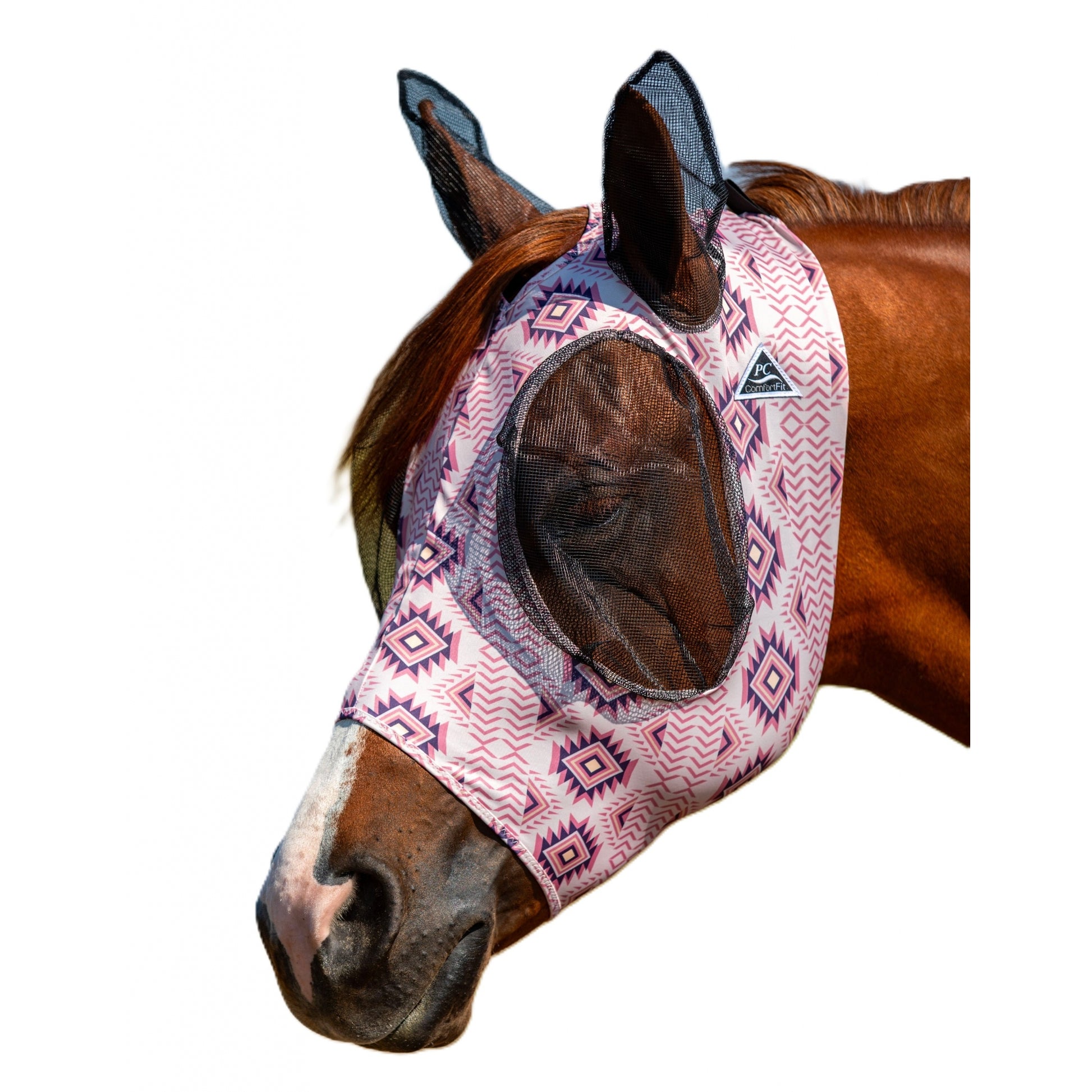 Prof Choice Comfort Fit Lycra Fly Mask - Prints