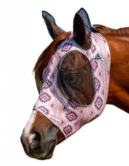 Prof Choice Comfort Fit Lycra Fly Mask - Prints