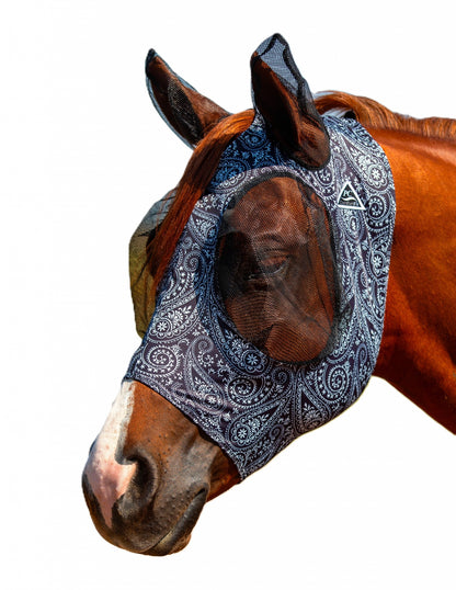 Prof Choice Comfort Fit Lycra Fly Mask - Prints