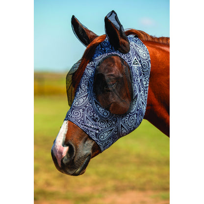 Professionals Choice Comfort Fit Lycra Fly Mask - Prints
