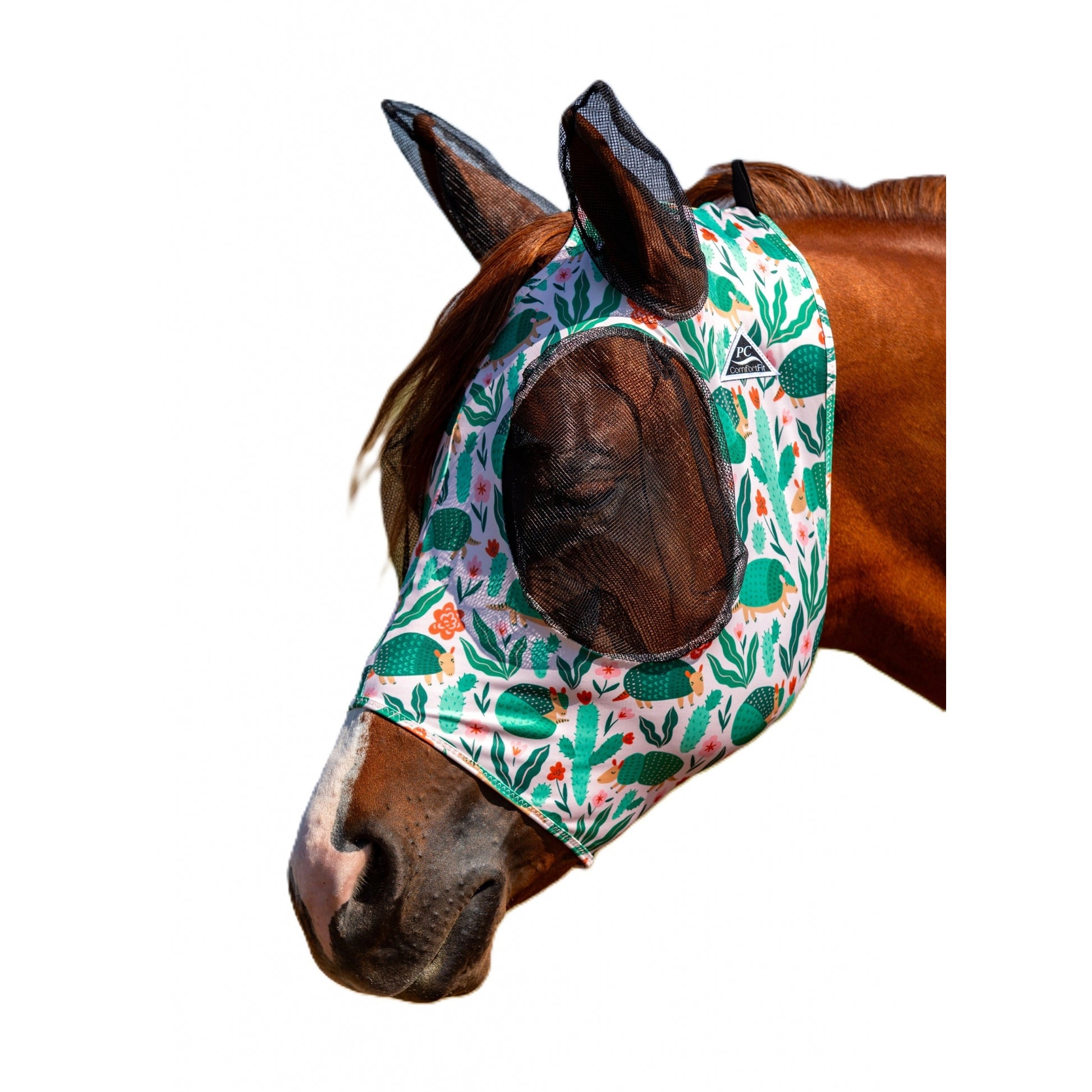 Prof Choice Comfort Fit Lycra Fly Mask - Prints