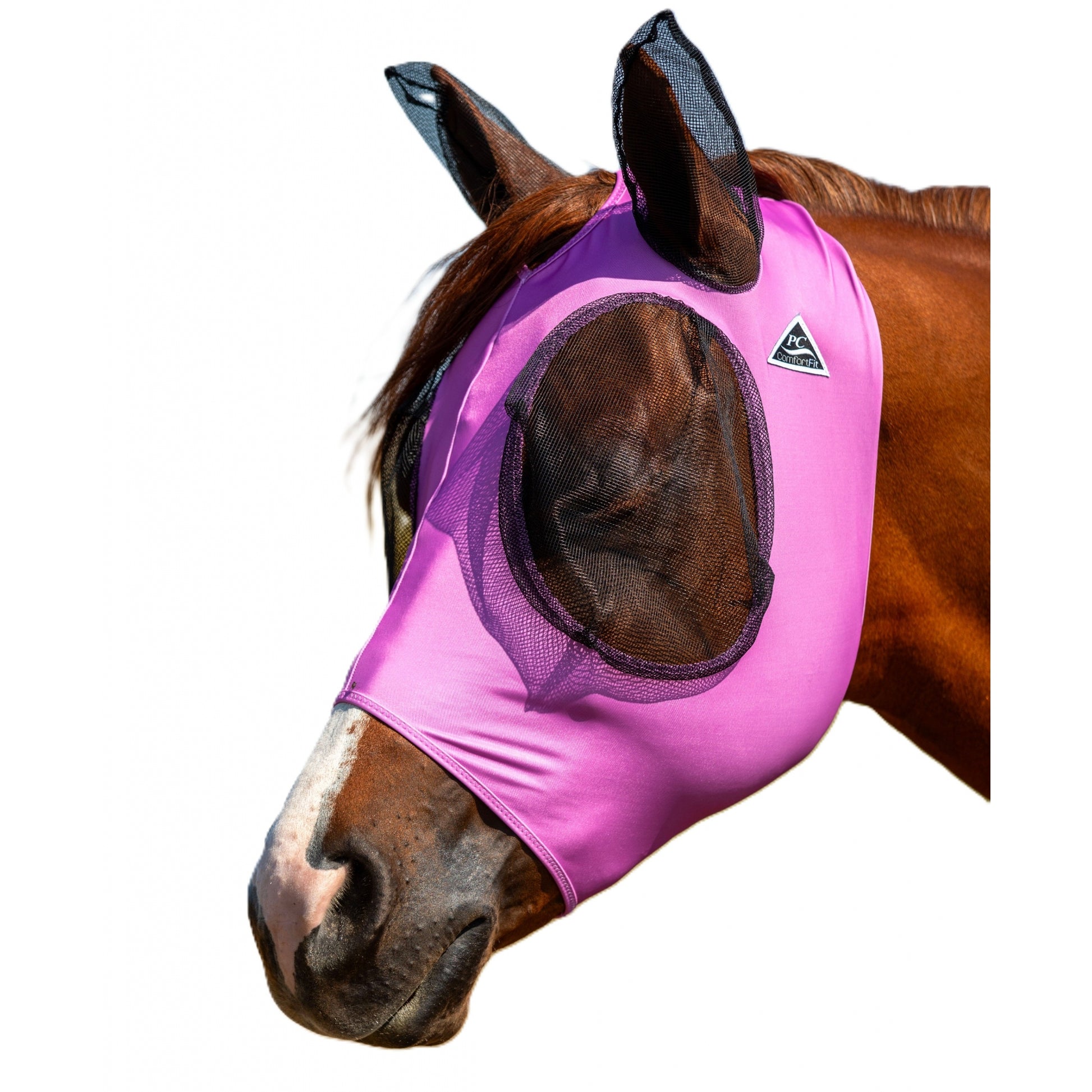 Prof Choice Comfort Fit Lycra Fly Mask - Solid