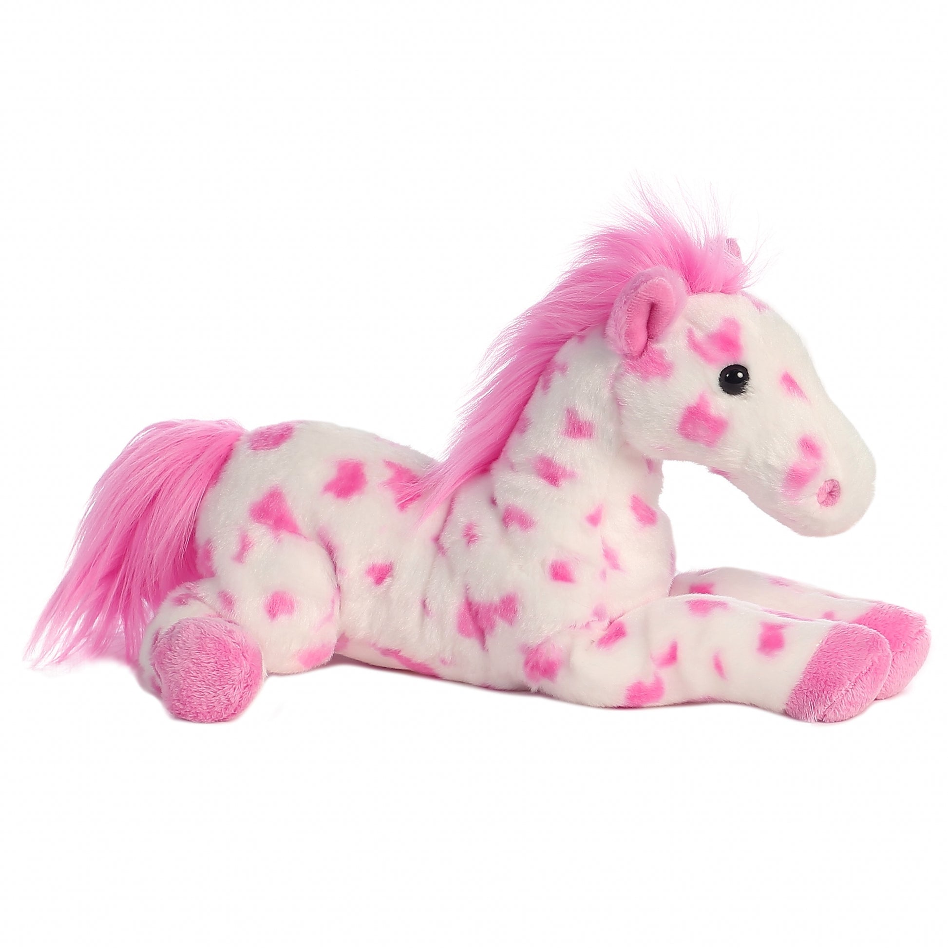Plush Dolly Pink Pony Horse Flopsie Stuffed Animal
