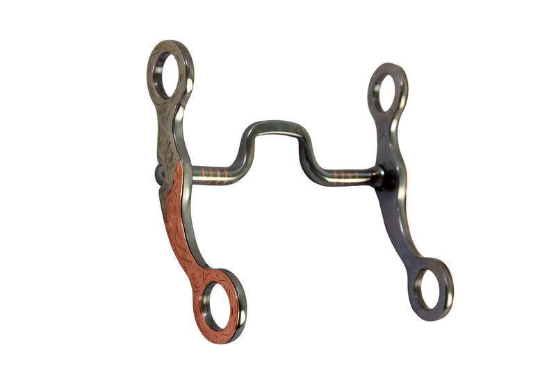 Vintage Copper Flourish Fixed Square Port Bit