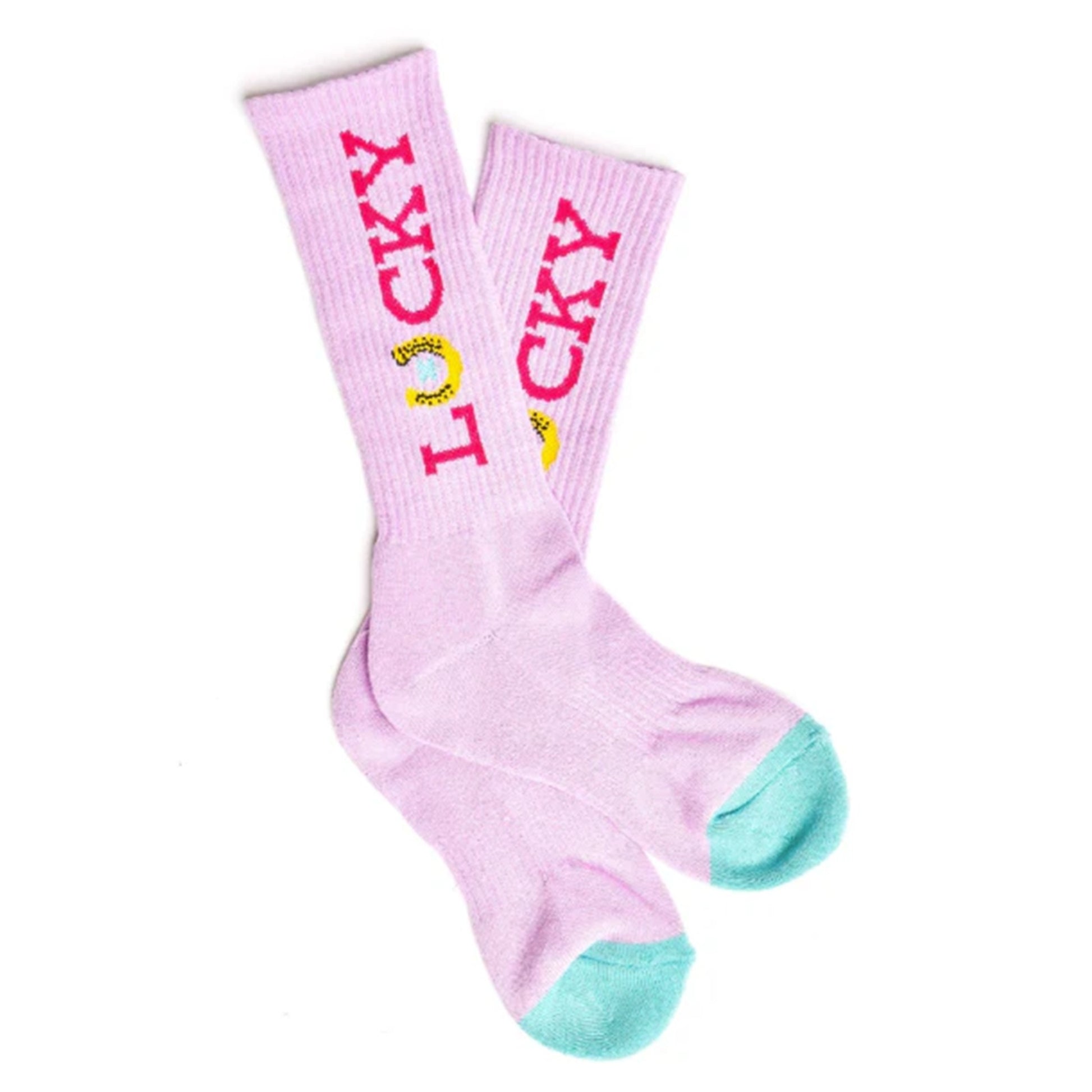 Lucky Chuck Lucky Light Pink Socks