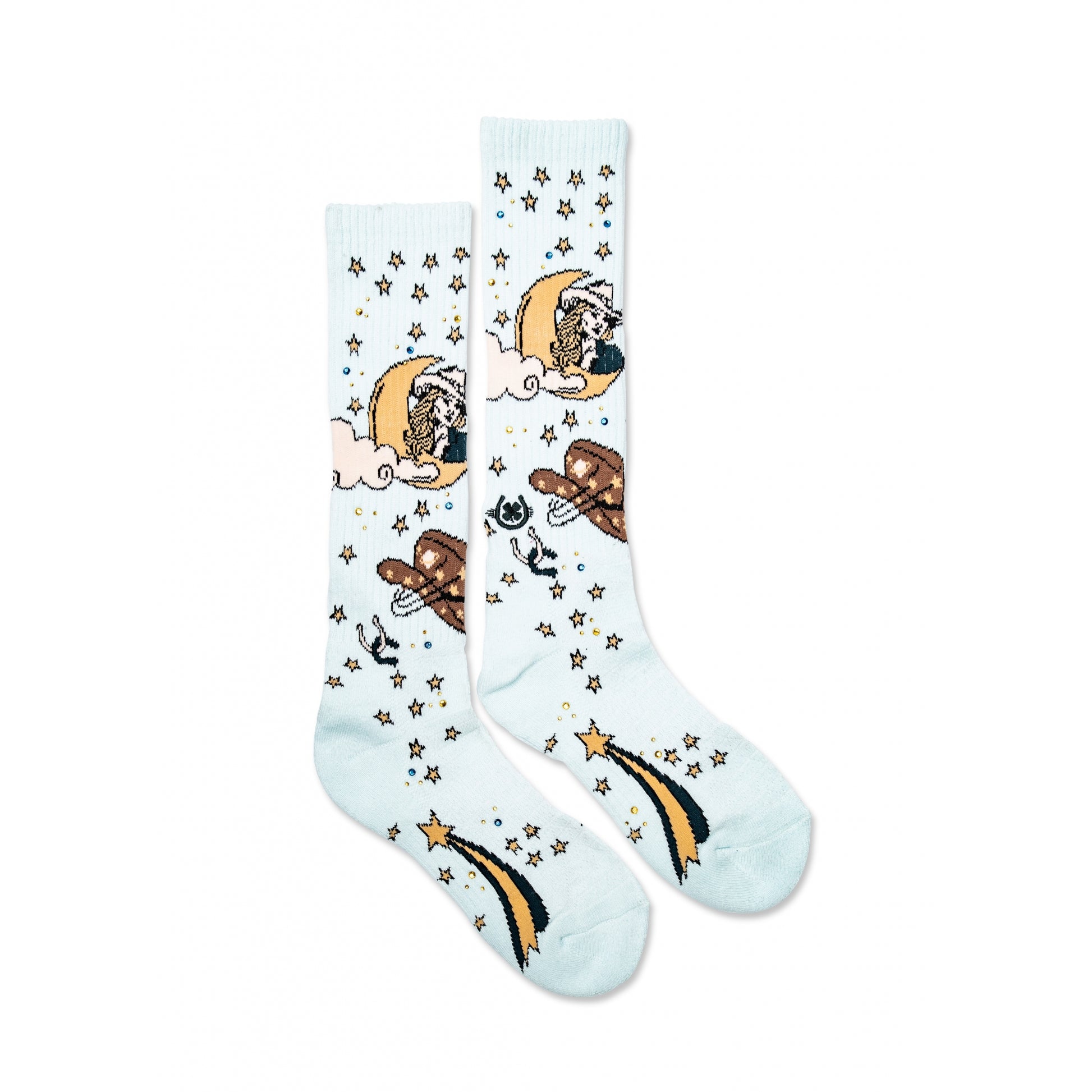Lucky Chuck Cosmic Cowgirl Socks
