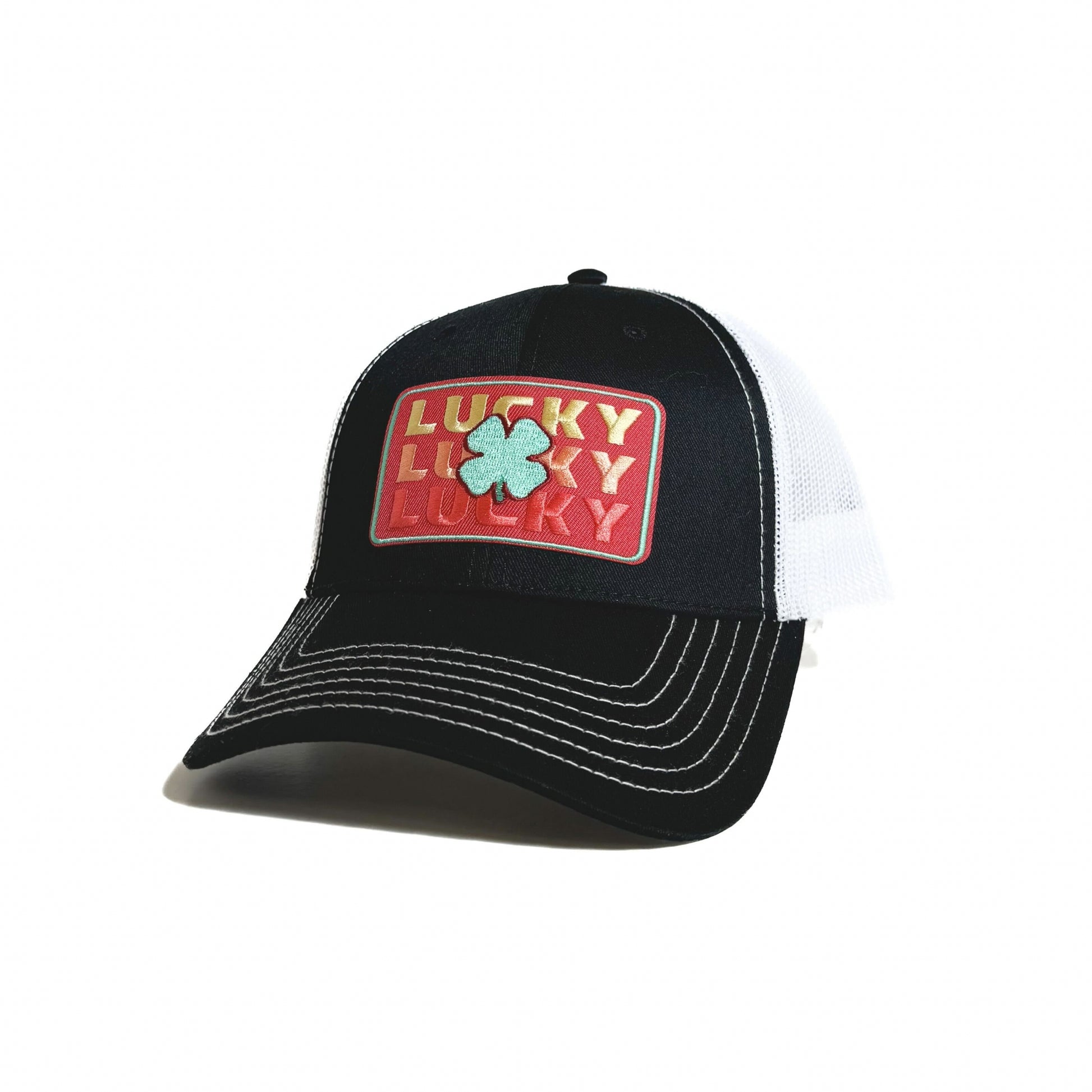 Lucky Chuck Lucky Red Trio Patch Hat