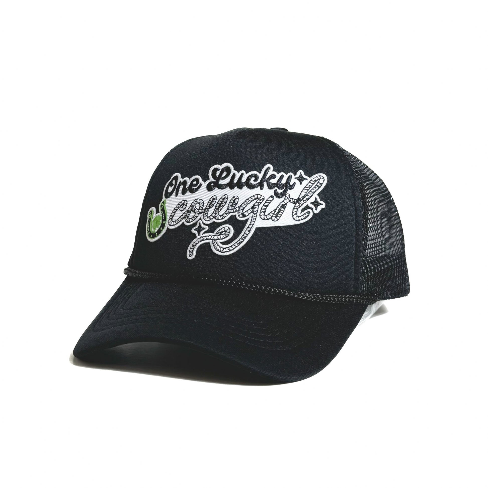 Lucky Chuck One Lucky Cowgirl Patch Foamie Trucker Hat