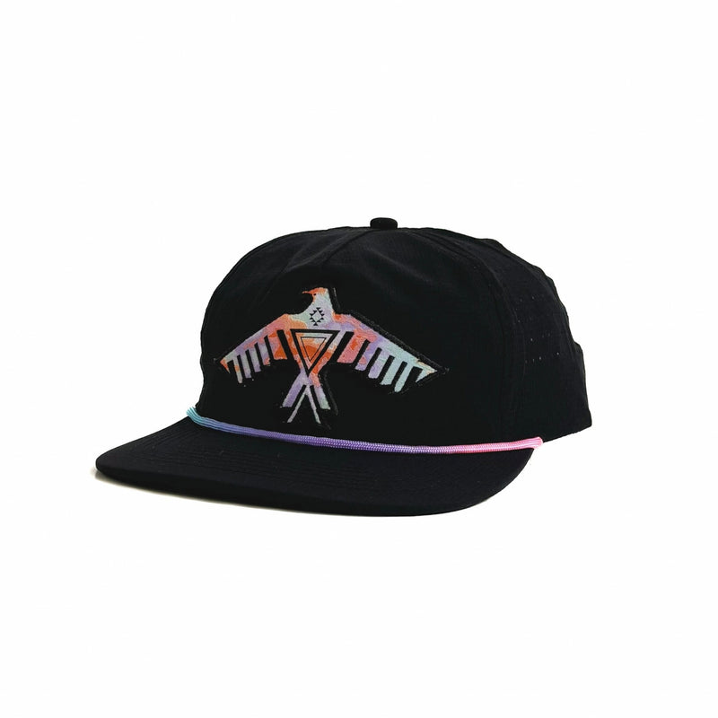 Lucky Chuck Tie Dye River Thunderbird Patch Hat