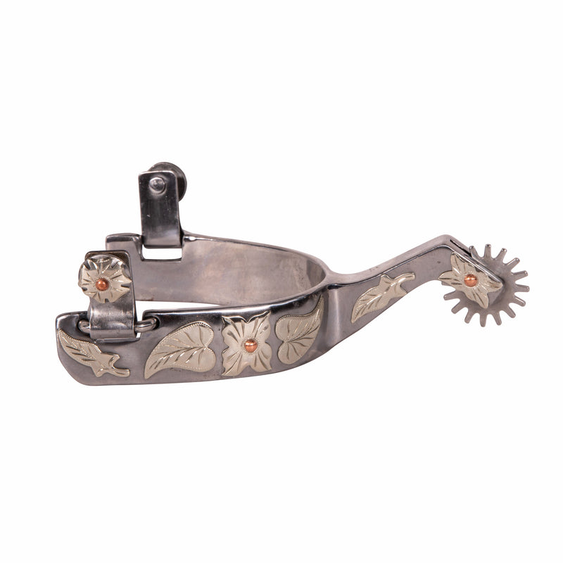 The Bob Avila Collection by Professionals Choice Fancy Floral Spurs