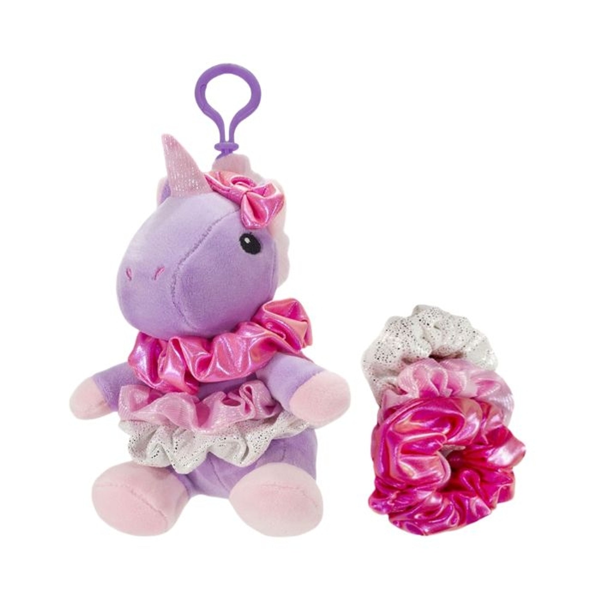 Scrunch Bunch Unicorn Key Clip with Scrunchies