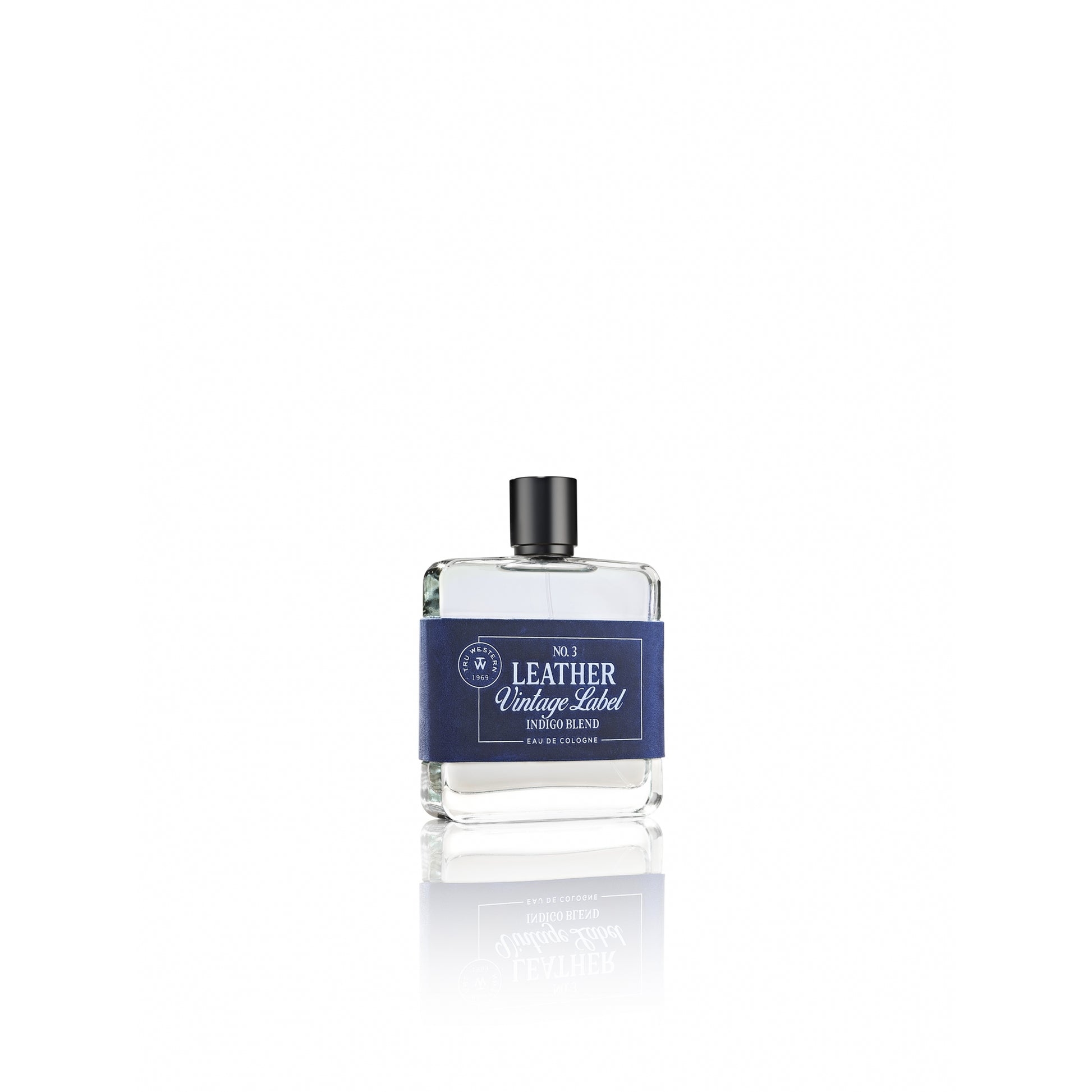 No. 3 Leather Vintage Label Indigo Blend