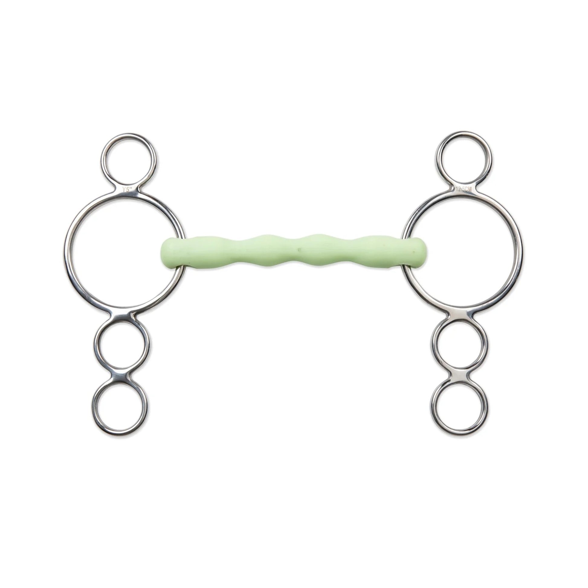 Shires Equikind Three Ring Flexible Gag Bit