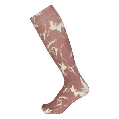 AWST Int'l Lila Linear Horse Socks