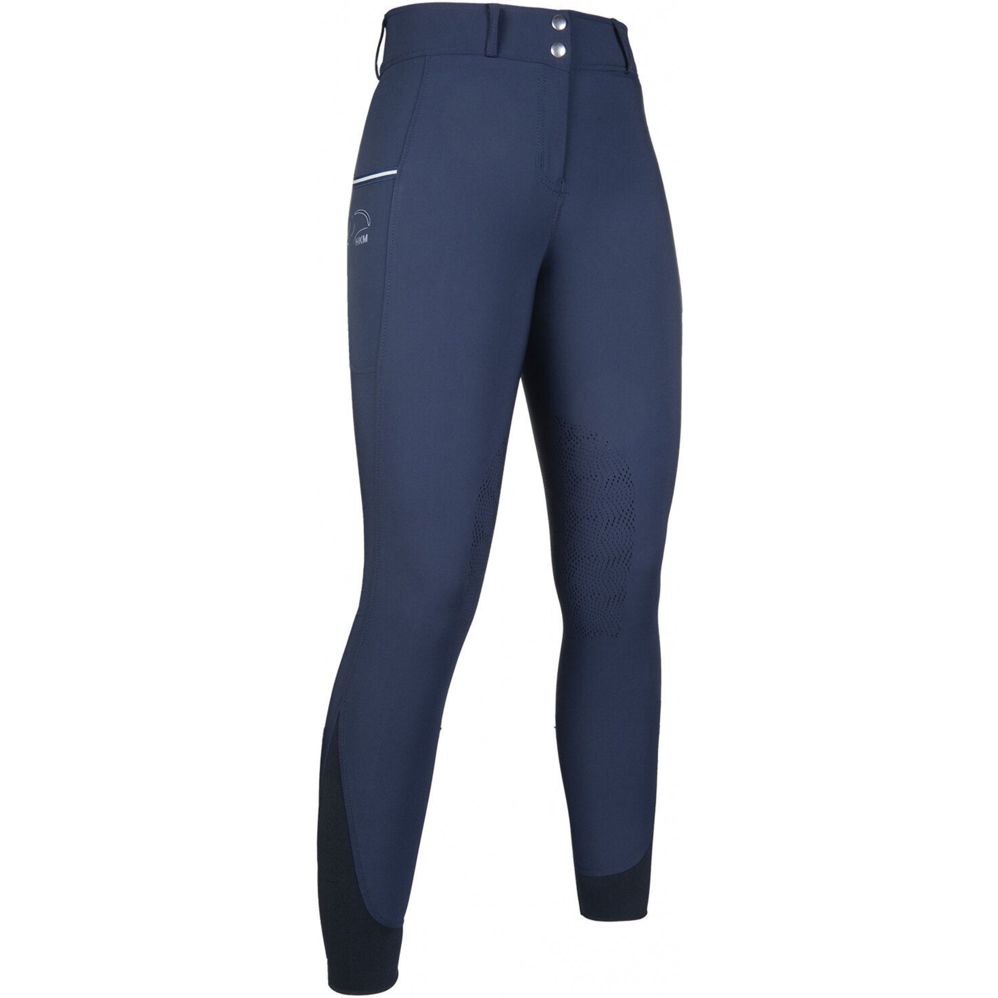 HKM Ladies Comfort Flo Knee Patch Riding Breeches