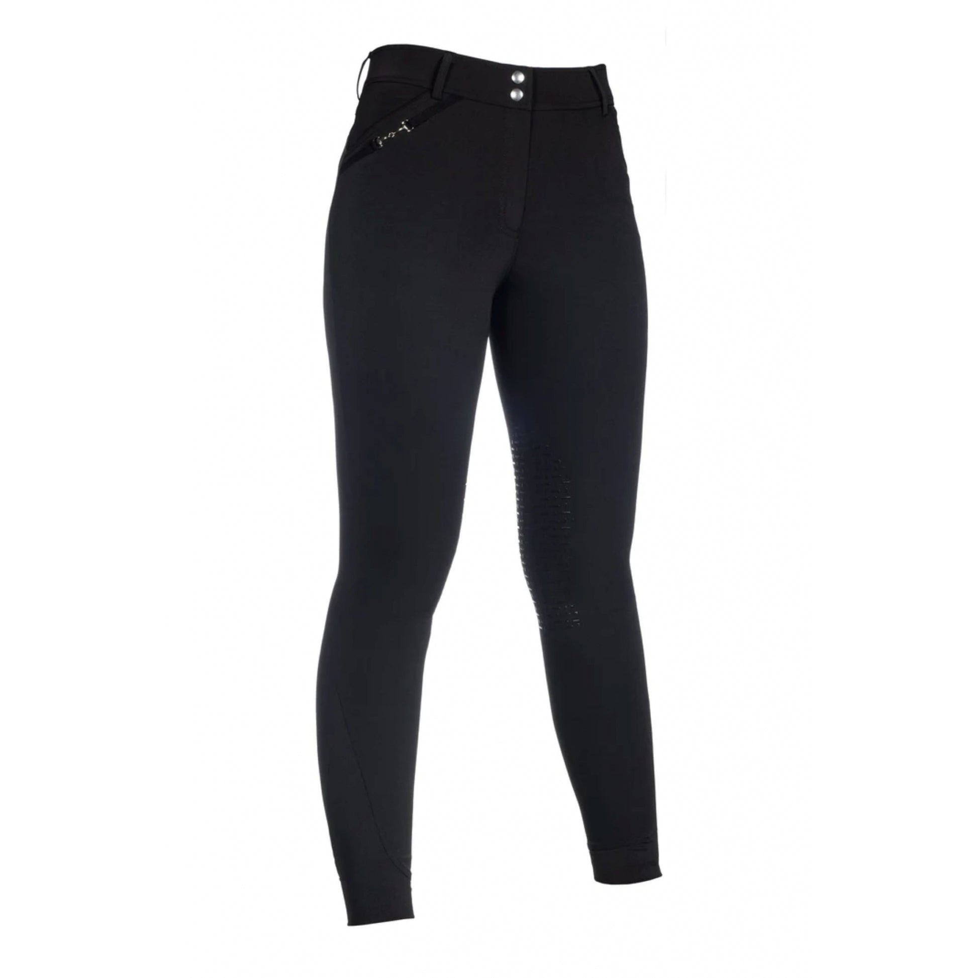HKM Ladies Essentials Silicone Knee Patch Riding Breeches
