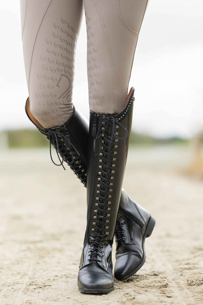 HKM Ladies Amalfi Lack Riding Boots Long/Narrow Width