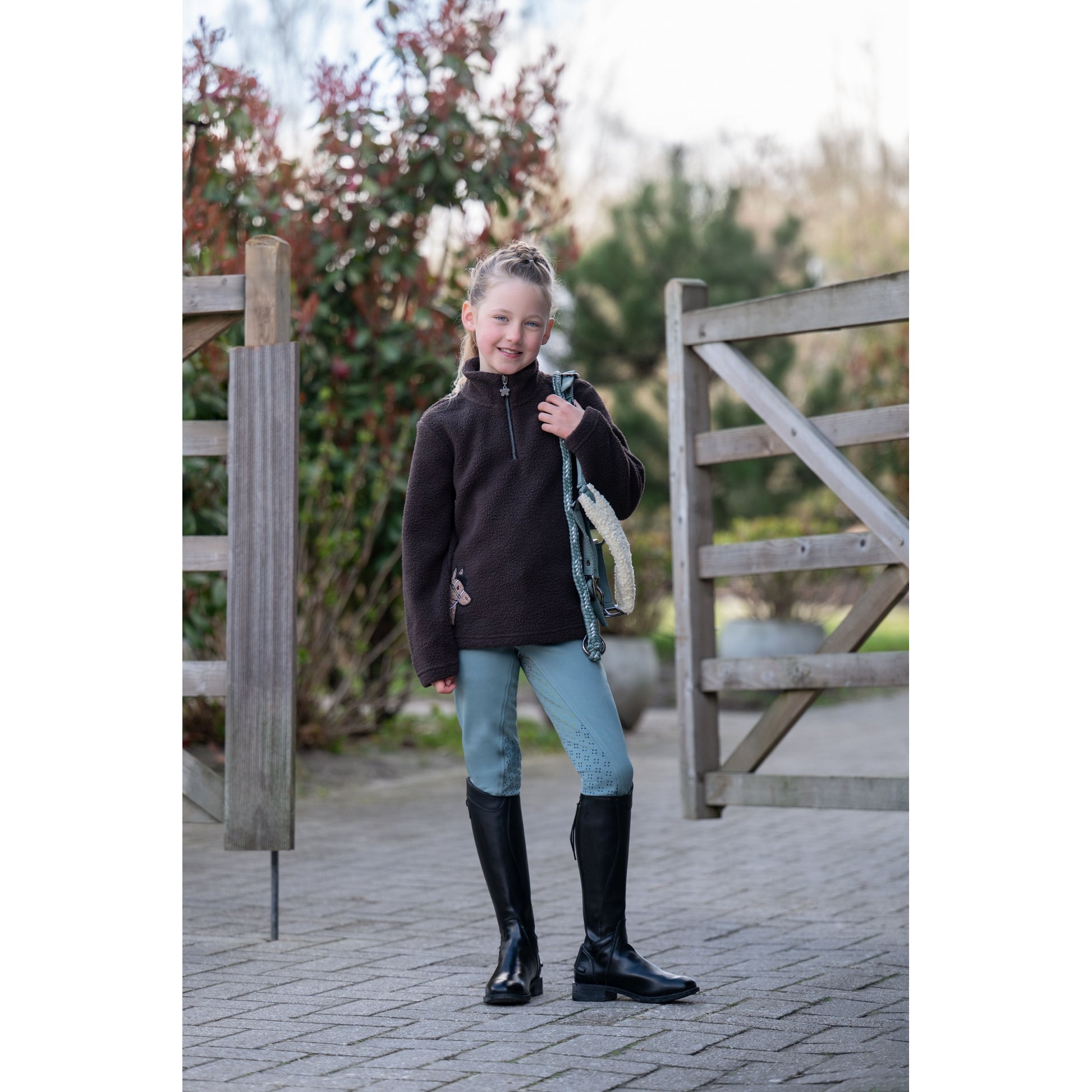 HKM Kids Mia Silicone Full Seat Riding Breeches