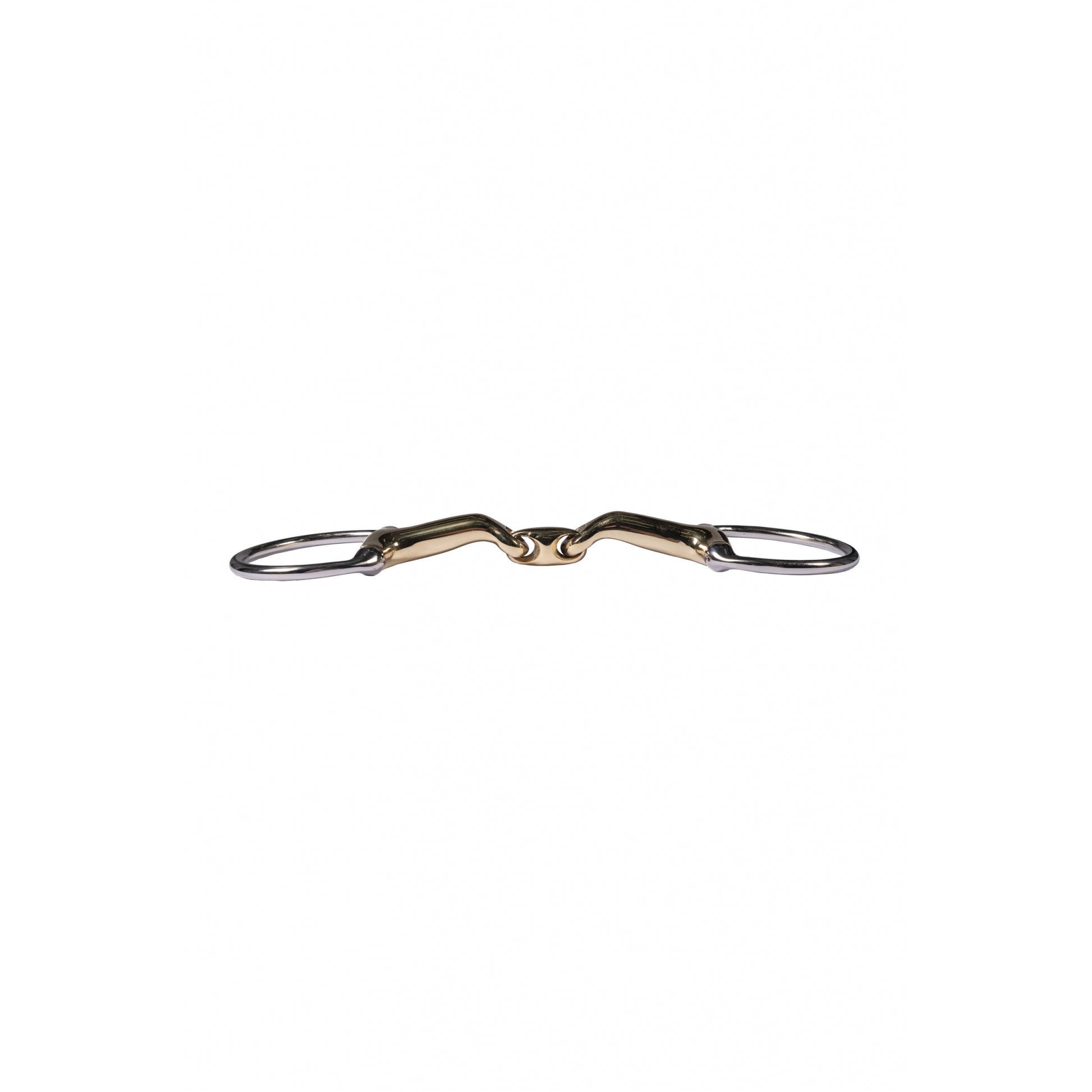 HKM 14mm Eggbutt Snaffle + Lozenge -High Curve