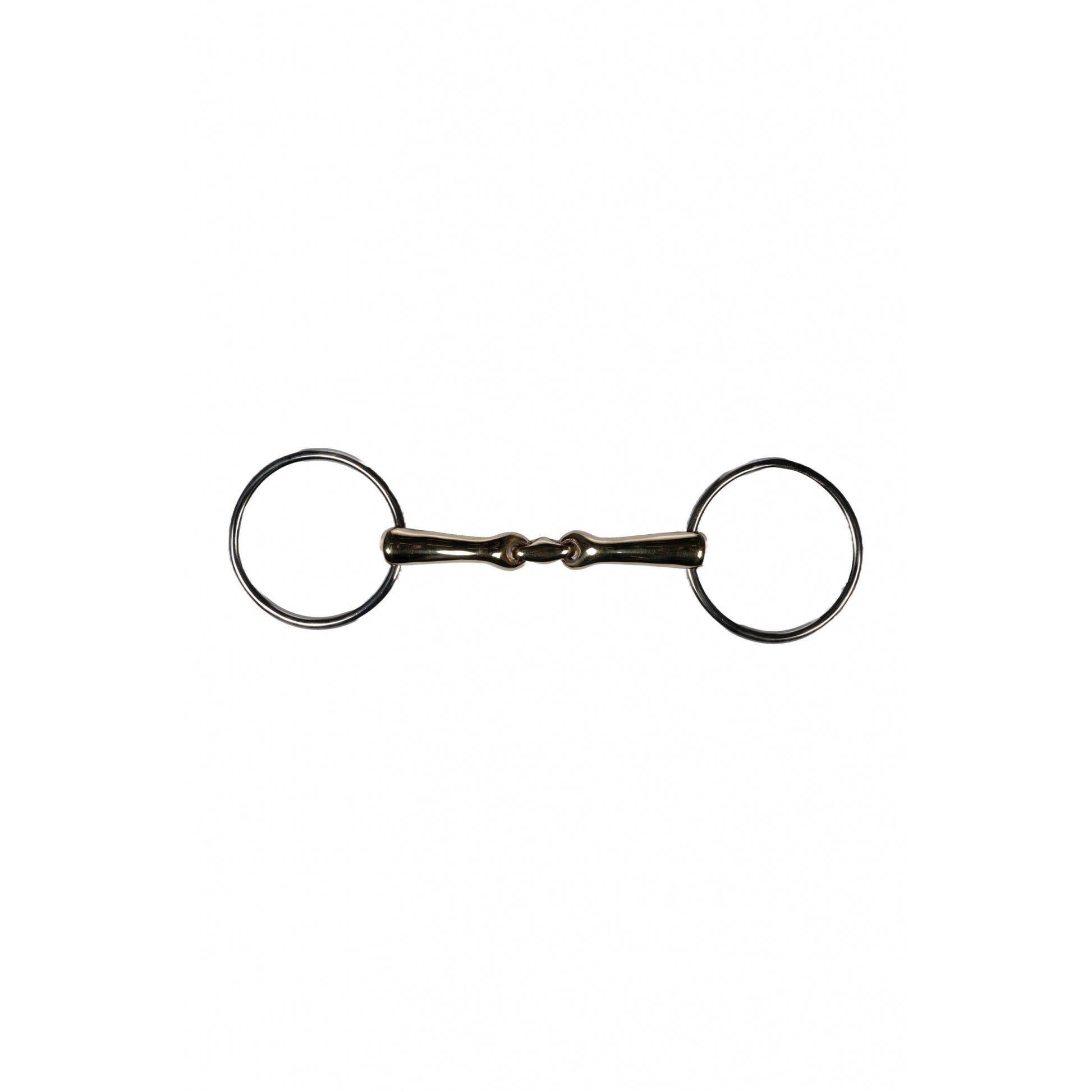 HKM 16mm High Curve Loose Ring Snaffle + Lozenge