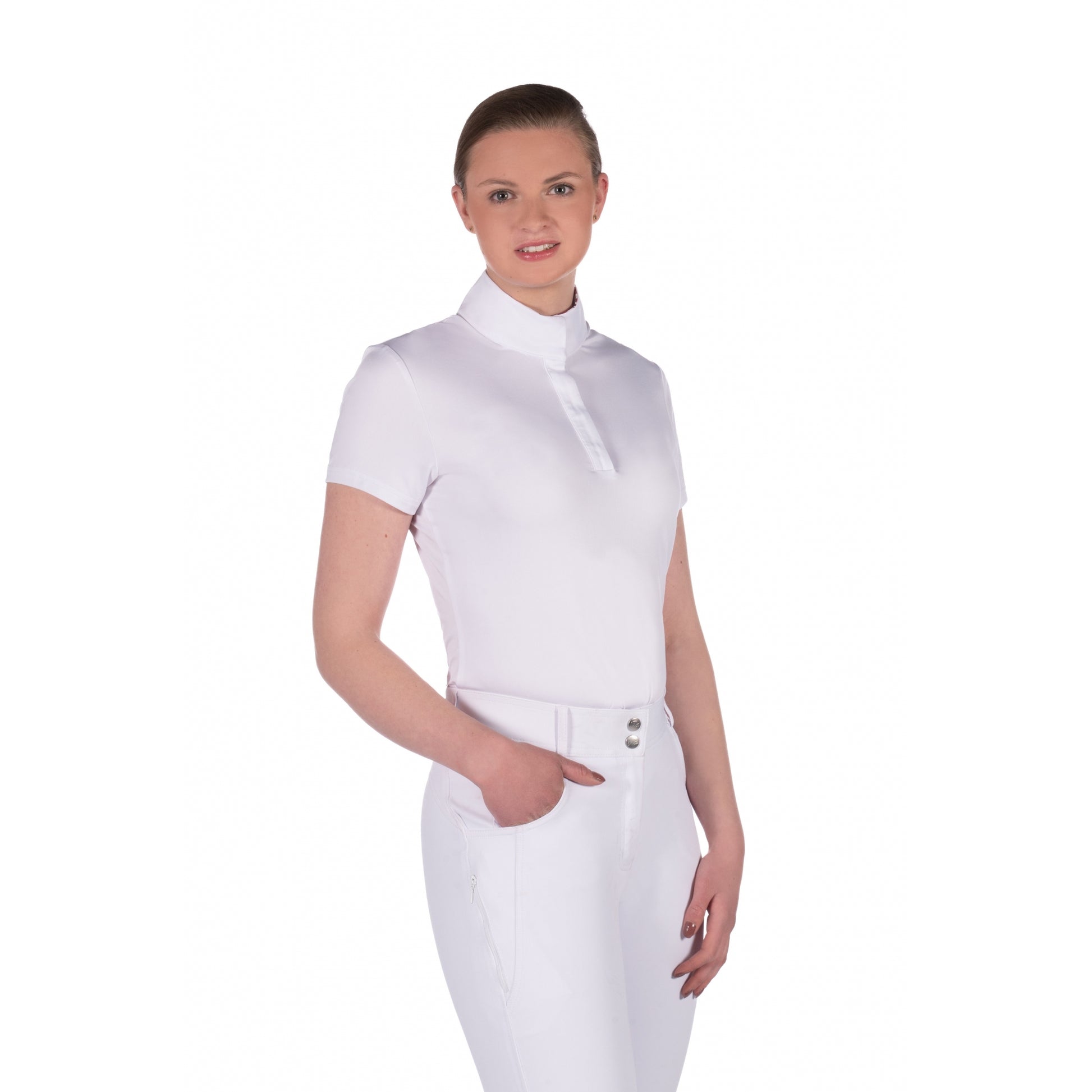 HKM Ladies Hunter Short Sleeve Competition Shirt