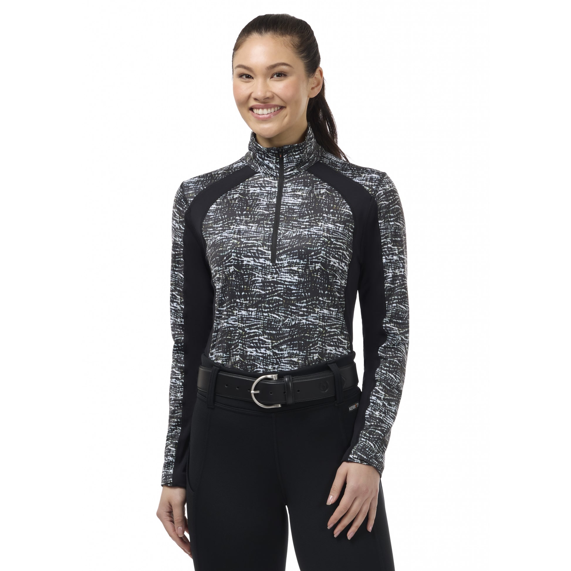 Kerrits Traverse Quarter Zip Fleece Tech Top