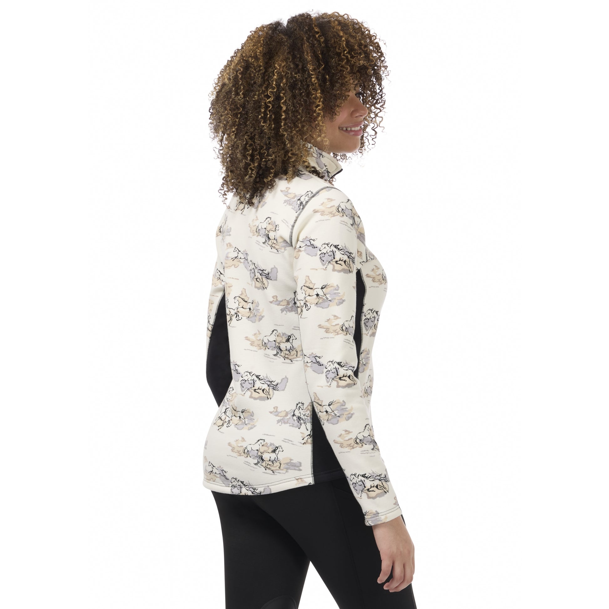 Kerrits Soft Haven Plush Fleece Half Zip Top