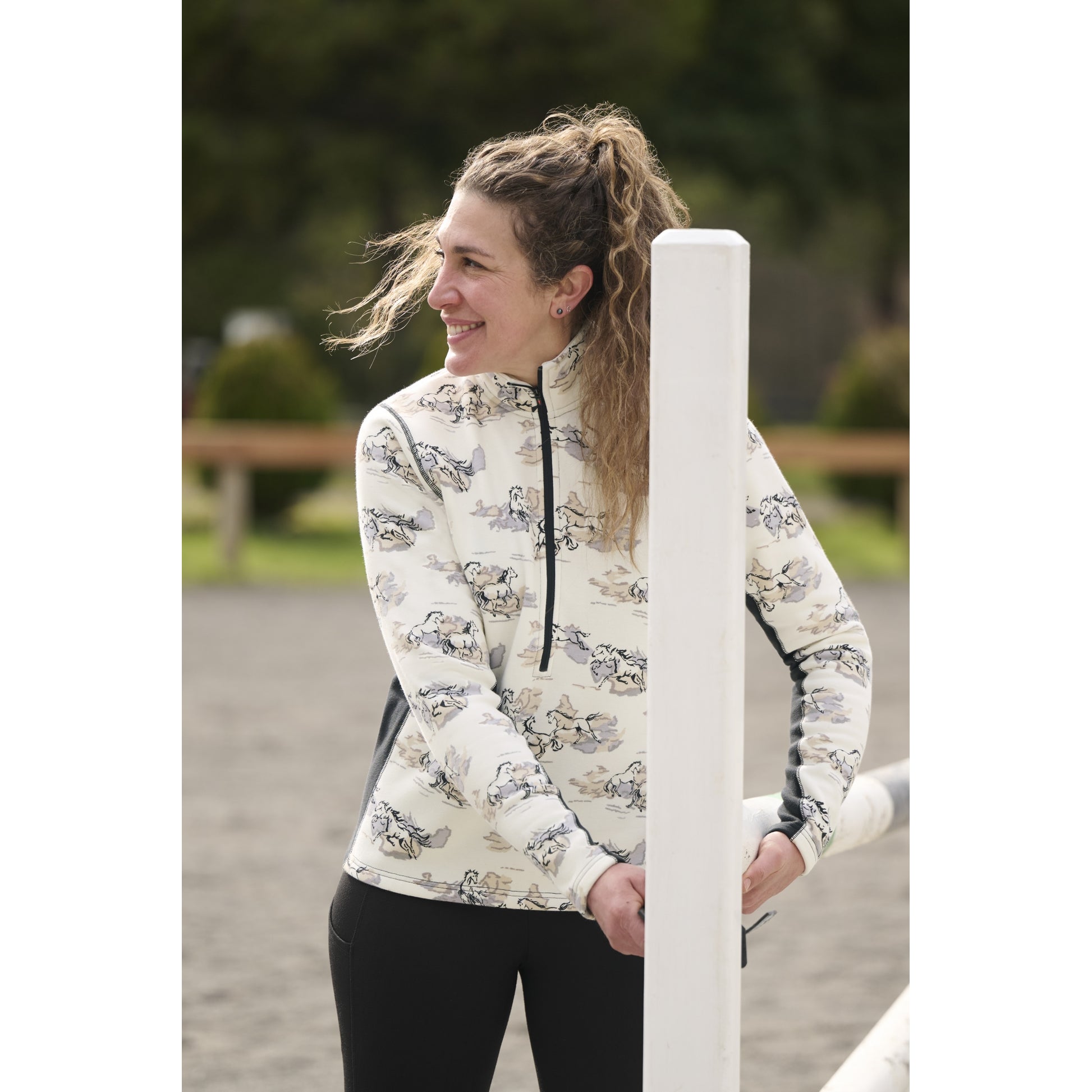 Kerrits Soft Haven Plush Fleece Half Zip Top