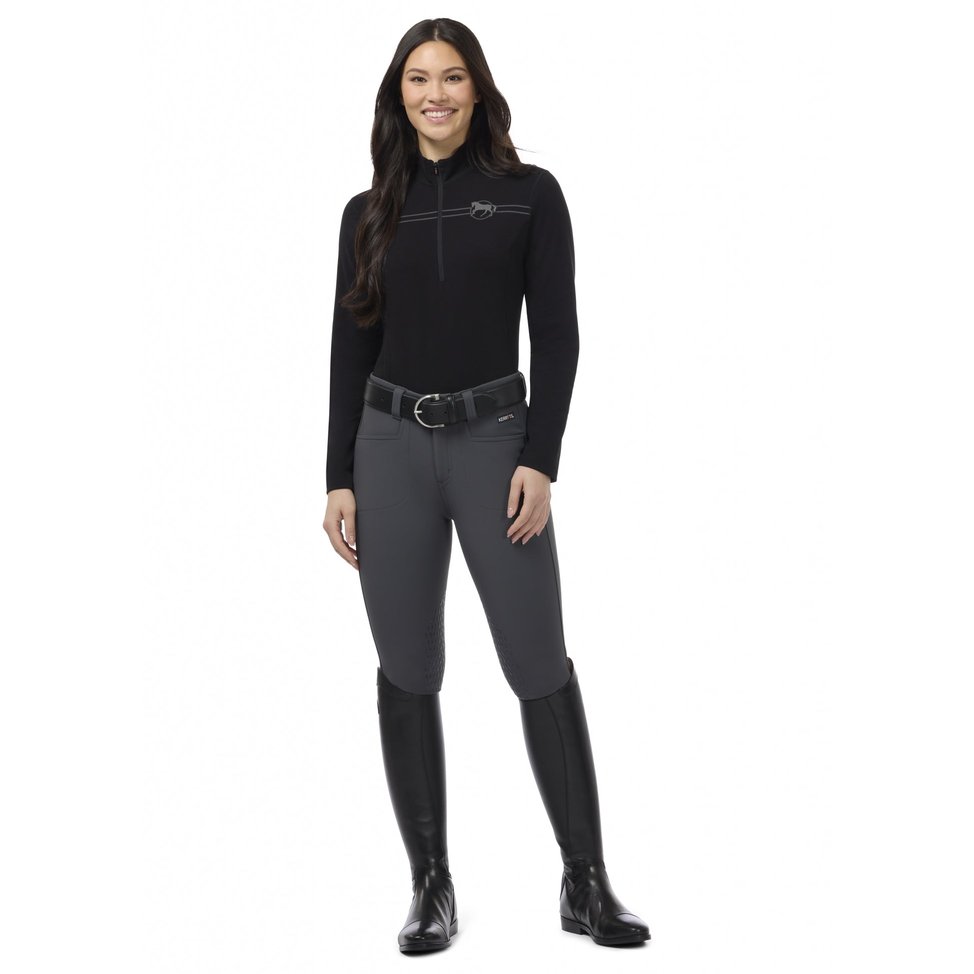 Kerrits Ladies 3-Season Tailored Knee Patch Breeches