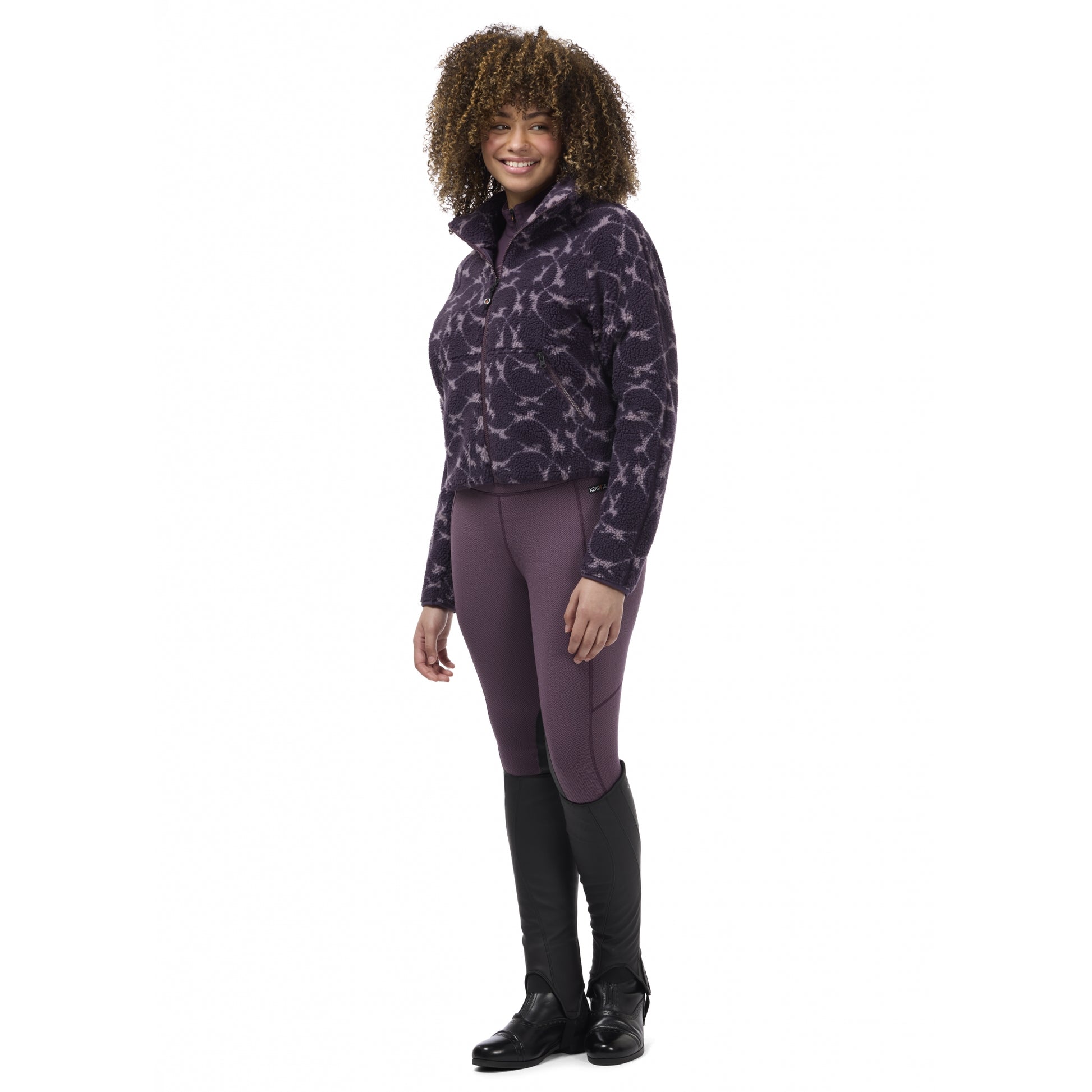 Kerrits Ladies Fleece Lite II Knee Patch Tights