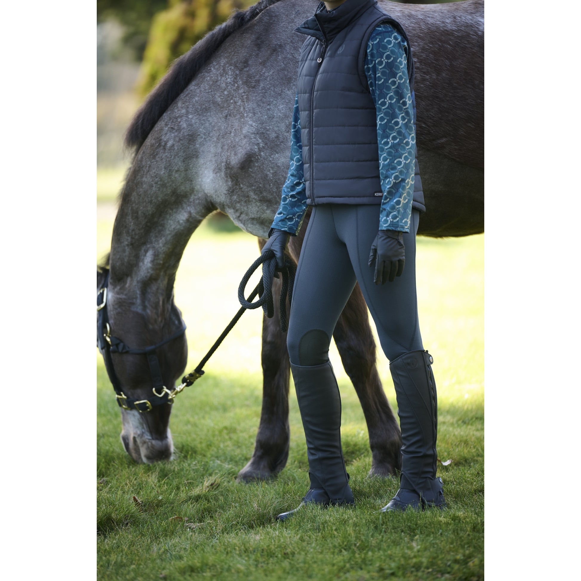 Kerrits Kids Traverse Quarter Zip Fleece Tech Top