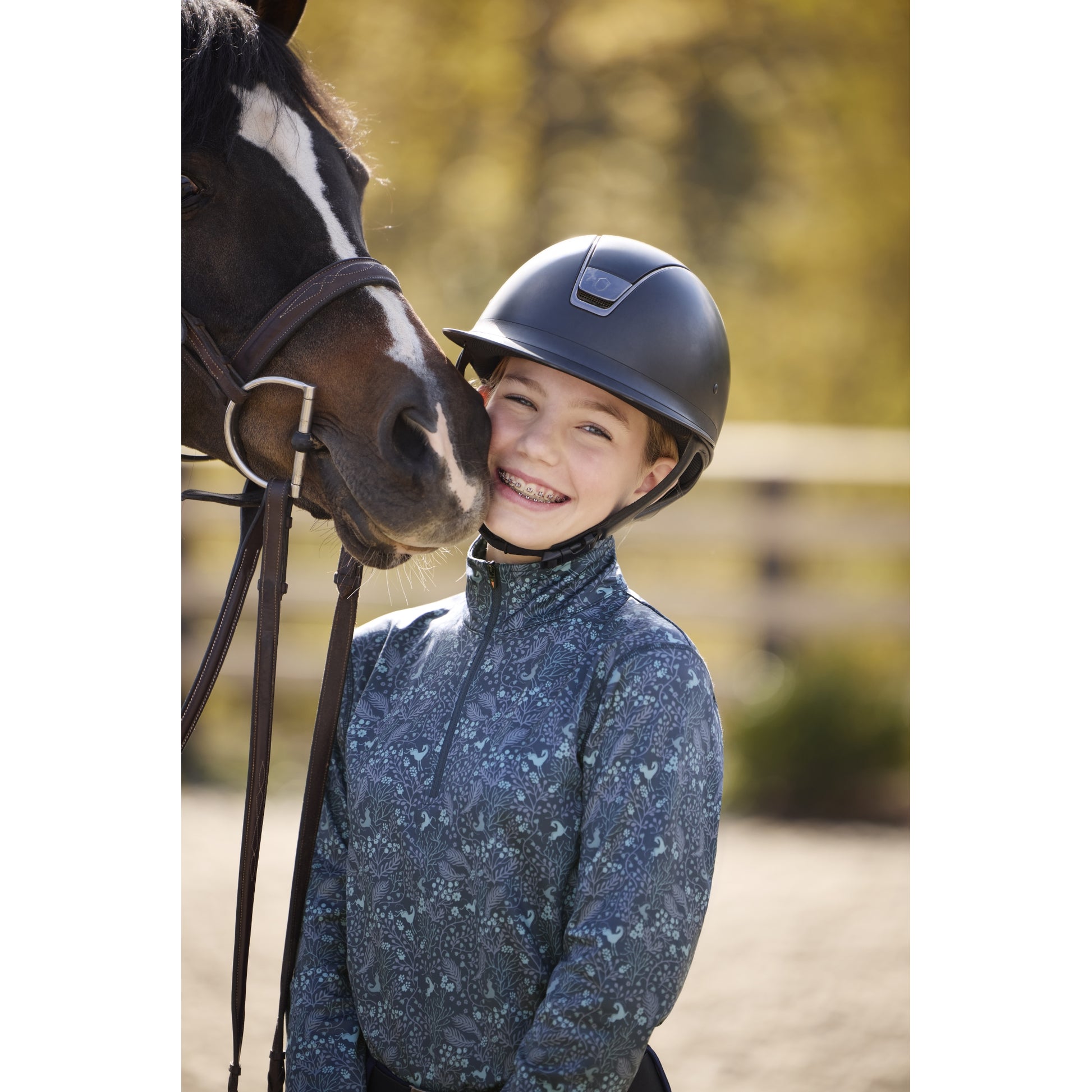 Kerrits Kids Traverse Quarter Zip Fleece Tech Top