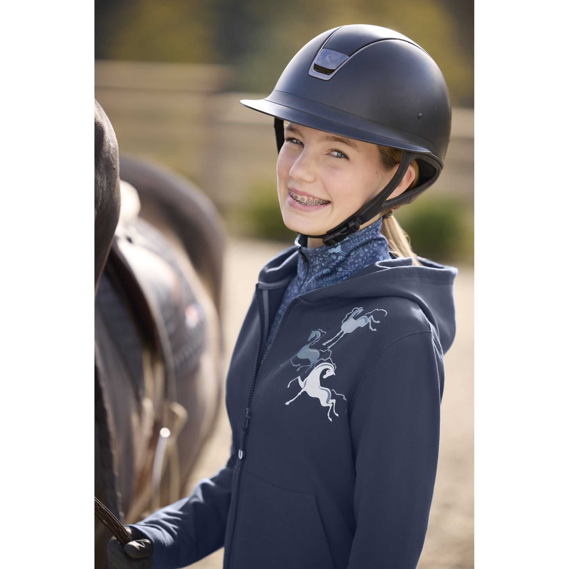 Kerrits Kids Zip And Whinny Hoodie