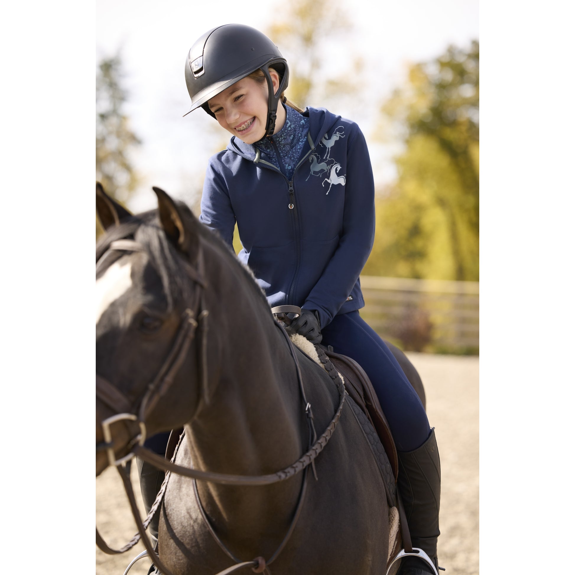 Kerrits Kids Zip And Whinny Hoodie