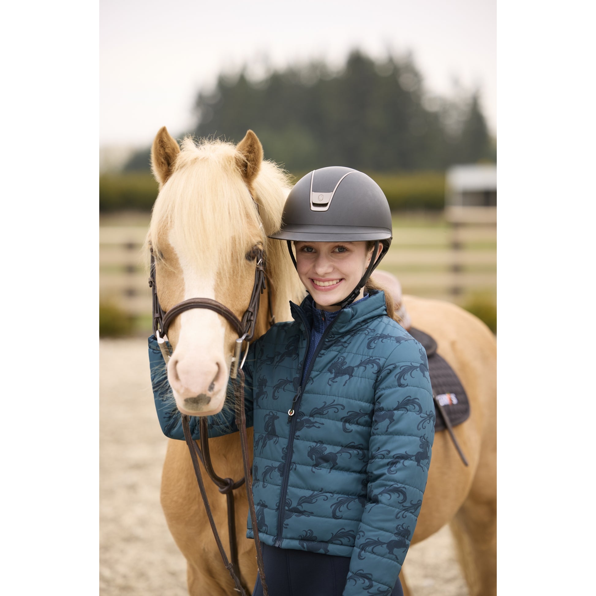 Kerrits Kids Pony Parade Reversible Quilted Jacket