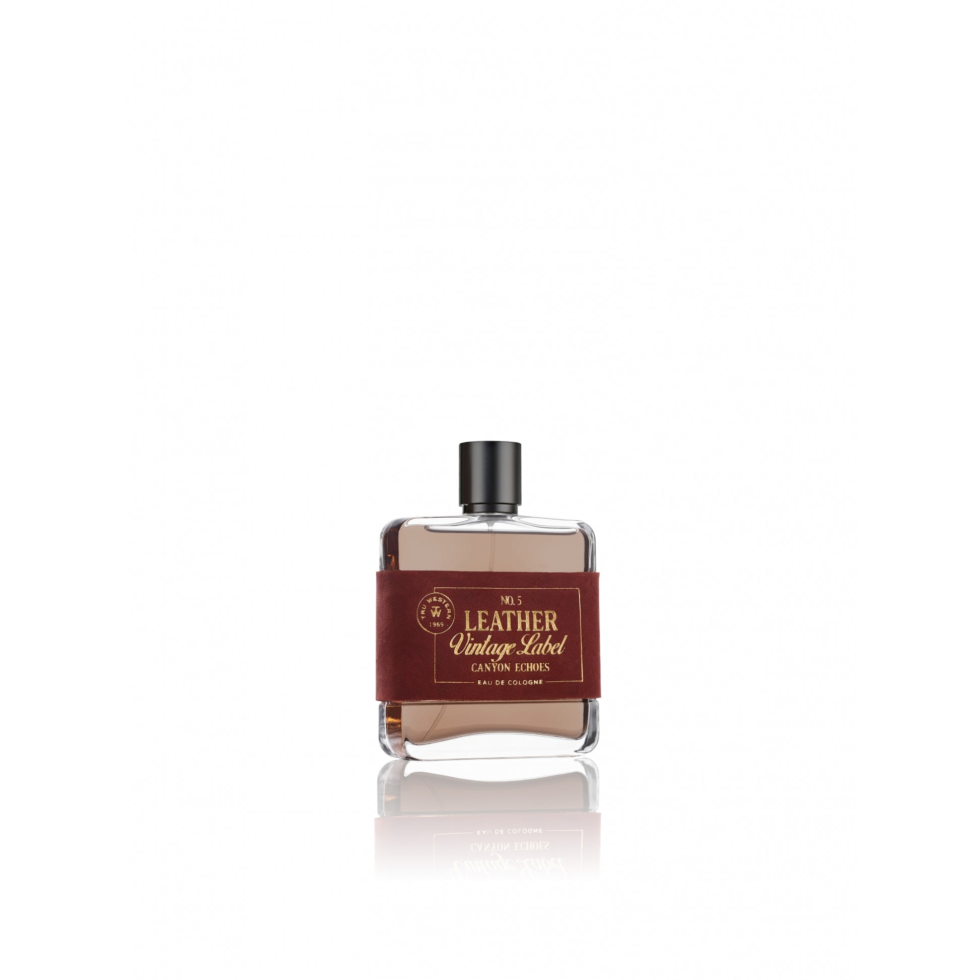 No. 5 Leather Vintage Label Canyon Echoes