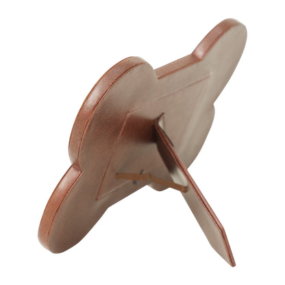 Huntley Equestrian Pet Leather Bone Shaped Picture Frame