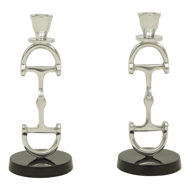 Huntley Equestrian D Bit Candlesticks