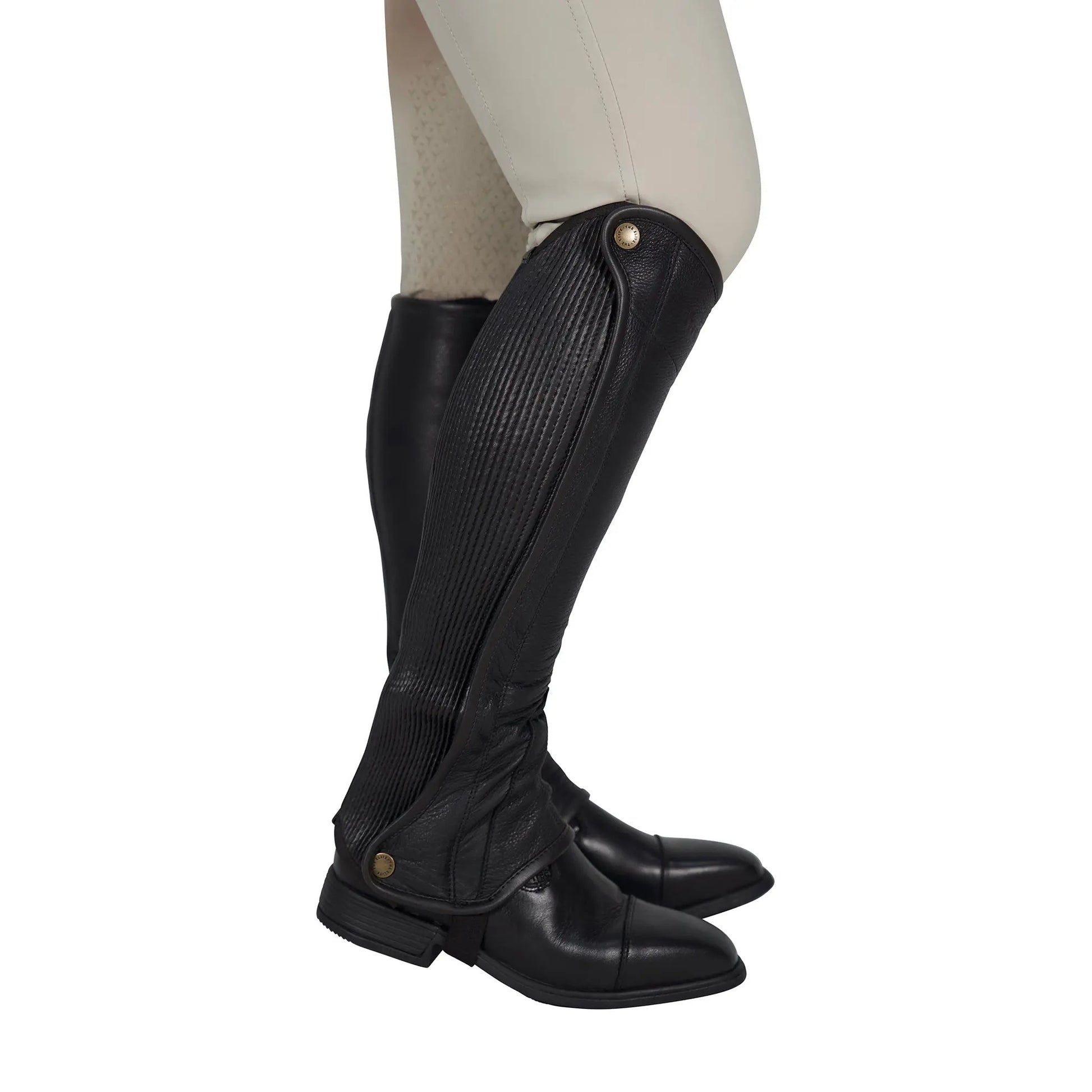 Grand Prix Elite Leather Half Chaps
