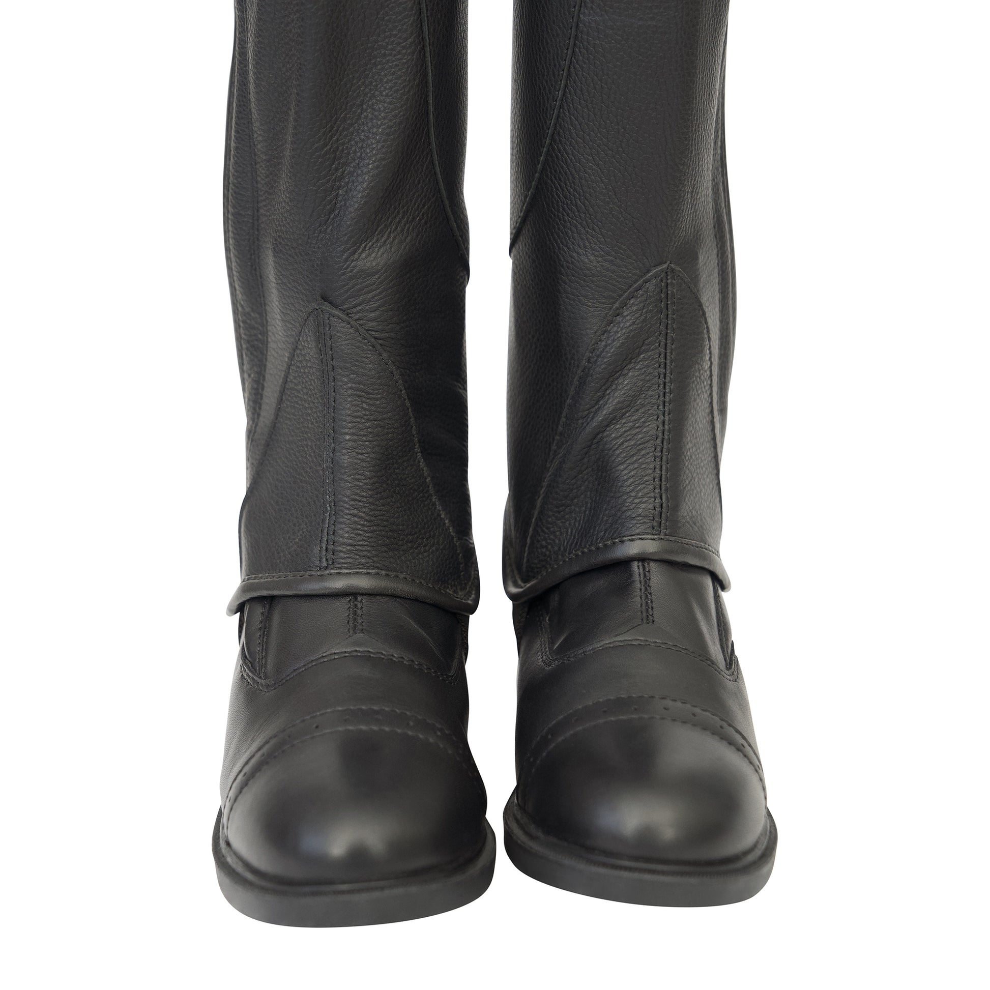 Grand Prix Kids Elite Leather Half Chaps