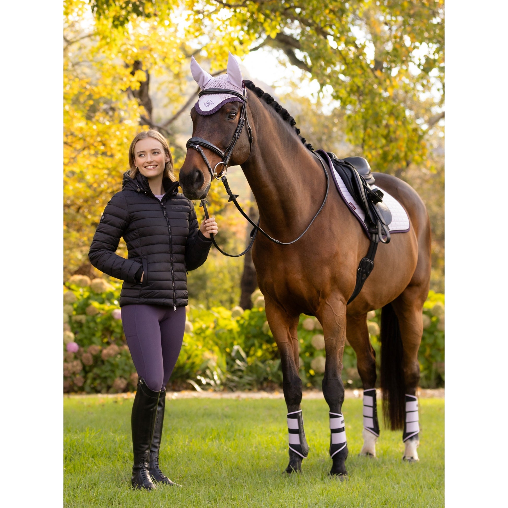 LeMieux Rose Hooded Puffer Jacket