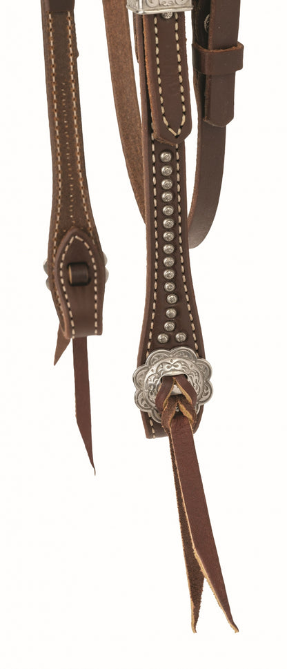 Weaver Western Leather Browband Headstall Stockman